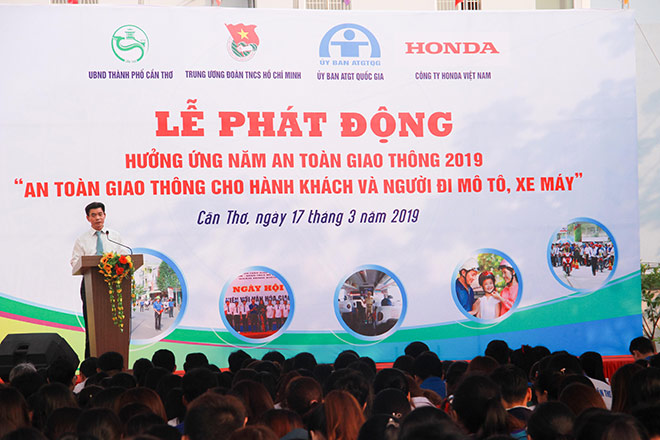 Honda Việt Nam phối hợp tổ chức Lễ phát động hưởng ứng Năm an toàn giao thông 2019 - 1