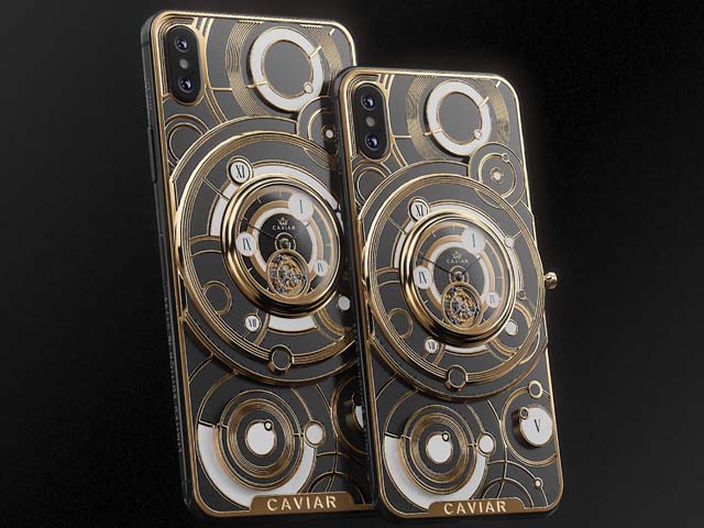 Chiêm ngưỡng iPhone XS Max lắp tourbillon xa xỉ giá 200 triệu đồng