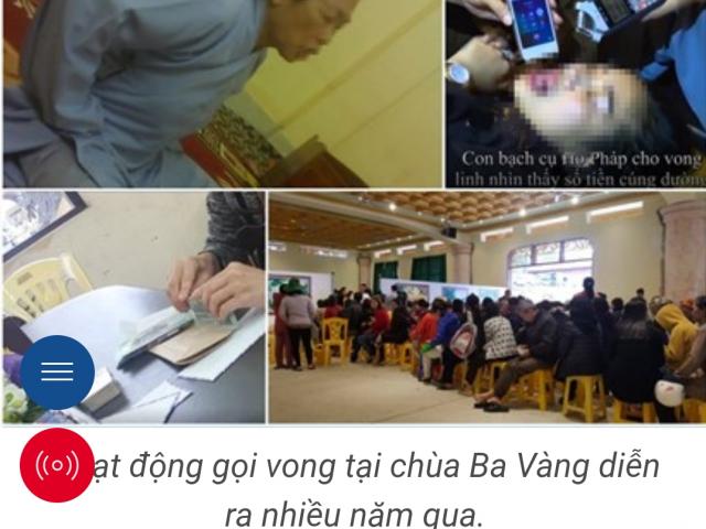 Quảng Ninh ra công văn hỏa tốc xác minh tin “truyền bá vong báo oán ở chùa Ba Vàng”