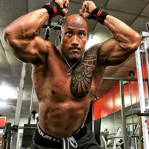 “Người hùng” The Rock ăn 5 kg thịt/ngày, đeo xích sắt để có thân hình khủng long - 10