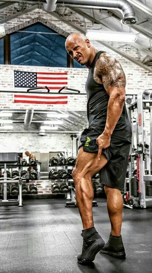 “Người hùng” The Rock ăn 5 kg thịt/ngày, đeo xích sắt để có thân hình khủng long - 9