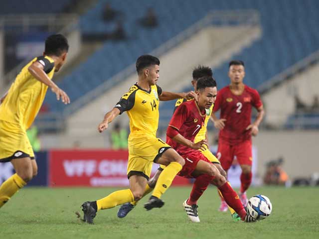 U23 Việt Nam - U23 Brunei: Đại thắng set tennis, đoạt ngôi đầu bảng