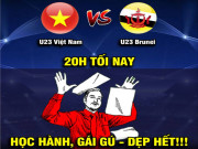 Tranh vui - Dân mạng chế ảnh cổ vũ U23 Việt Nam đấu U23 Brunei