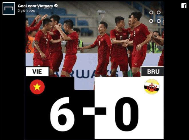 U23 Việt Nam hủy diệt Brunei: Báo châu Á ấn tượng Quang Hải & &#34;mưa bàn thắng&#34; - 3