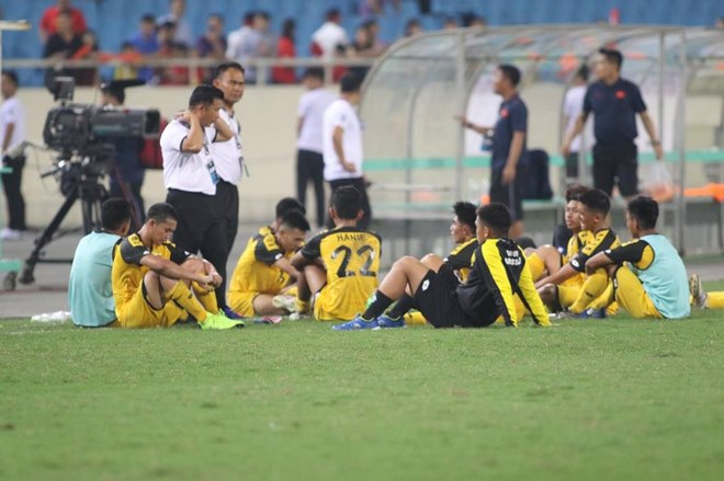 U23 Việt Nam thắng to Brunei: Bất ngờ hành động của học trò Park Hang Seo - 12