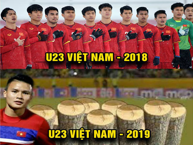 Ảnh chế chiến thắng ”nghẹt thở” phút cuối của U23 Việt Nam