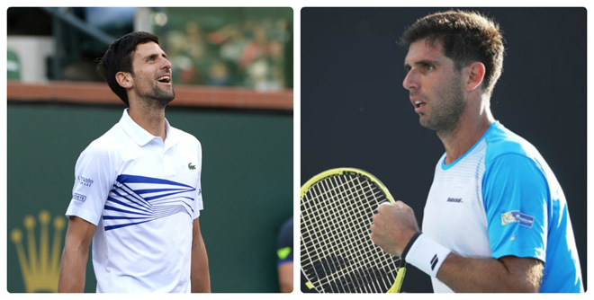 Djokovic - Delbonis: &#34;Cơn gió lạ&#34; & kịch tính bất ngờ (Vòng 3 Miami Open) - 1