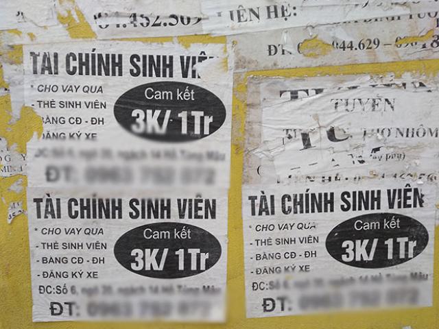 Tín dụng đen lãi suất 200%/năm bủa vây, “siết cổ” sinh viên