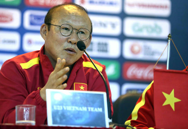 Họp báo U23 Việt Nam - U23 Thái Lan: HLV Park Hang Seo tuyên bố không sợ Thái Lan - 1