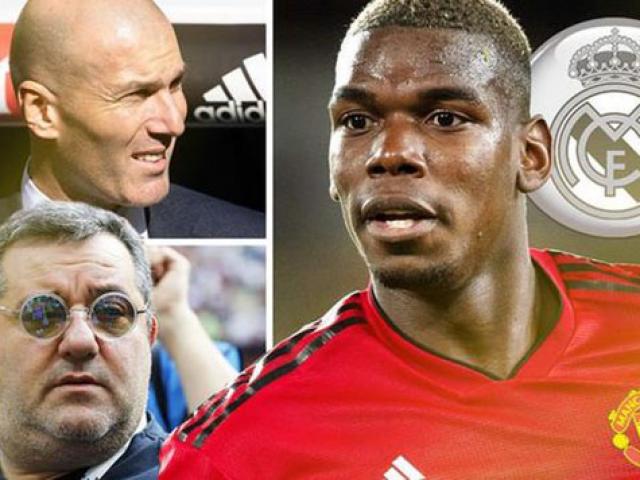 Real Madrid chơi lớn vụ Pogba: Siêu cò ra tay mua đứt ”bom tấn”