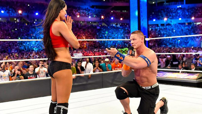 John Cena &#34;đoạn tình&#34; với nữ hoàng bốc lửa WWE: Có ngay mỹ nhân lạ - 2