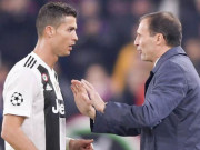 Bóng đá - Ronaldo bất ngờ lâm nguy: HLV Juventus báo tin dữ, lo số phận ở cúp C1