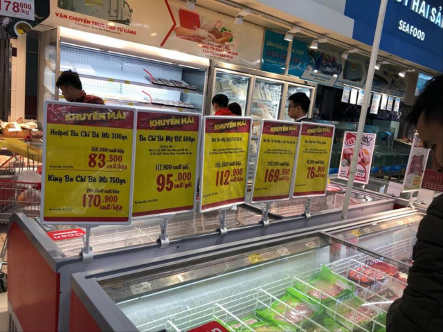 Nguồn thực phẩm cấp đông vào siêu thị ở Hà Nội có an toàn?
