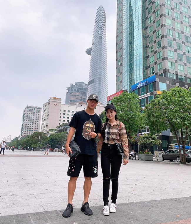 Cũng trong năm 2019, Quỳnh Anh và Duy Mạnh đã cùng nhau xuất hiện tại TP.HCM.