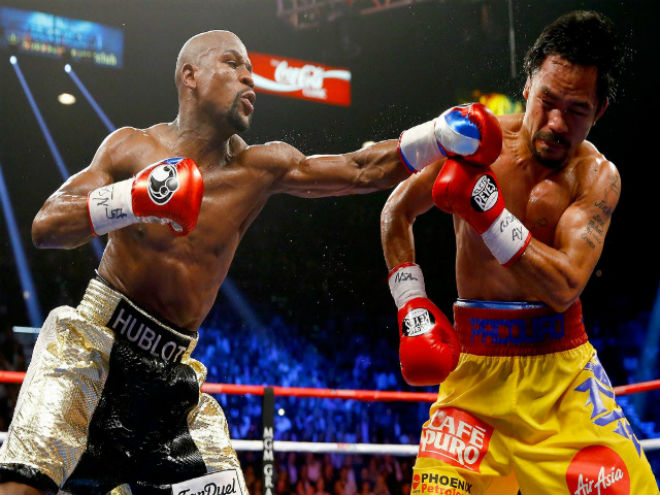 Mayweather hạ Pacquiao vào&nbsp;năm 2015