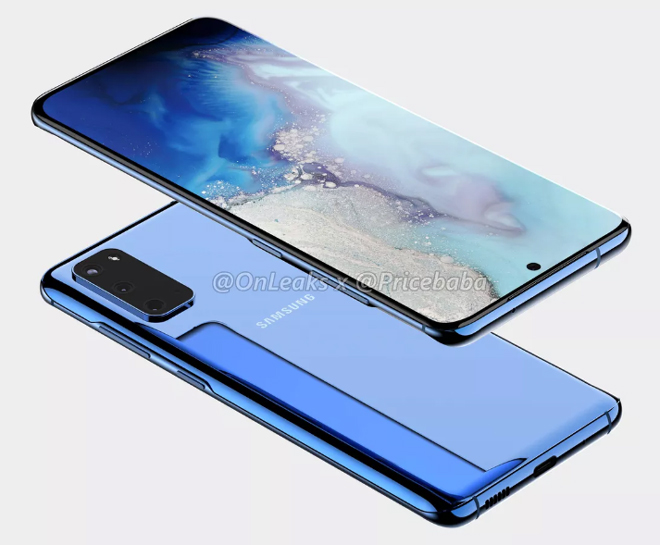 Ảnh concept Galaxy S11e (Galaxy S20).