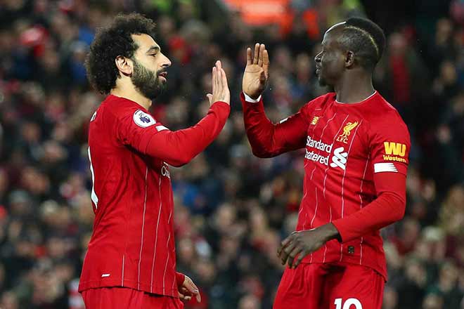 Salah và Mane lập công để Liverpool có tròn 1 năm bất bại ở Ngoại hạng Anh