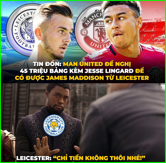 Thái độ của Leicester khi nghe tin MU muốn đổi Lingard.