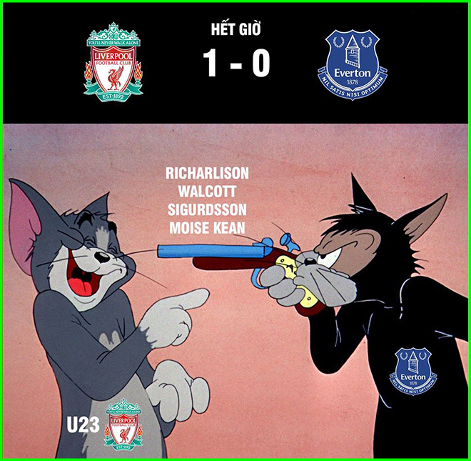 Liverpool thắng nhẹ Everton chỉ với đội hình U23.