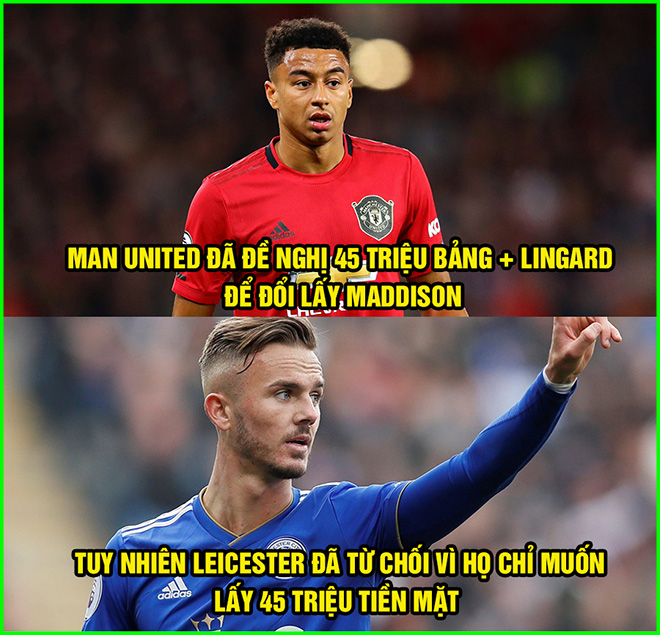 Leicester chỉ nhận tiền chứ không nhận "Lingardinho".