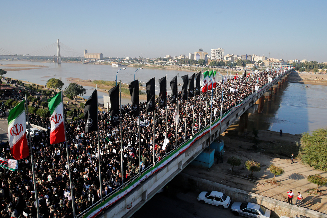 Người dân Iran ở tỉnh Khuzestan đặc biệt kính trọng thiếu tướng Quasem Suleimani.