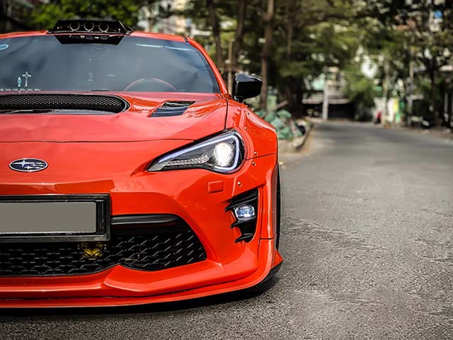 Cận cảnh “hàng độc” Subaru BRZ lên widebody tại TP.HCM