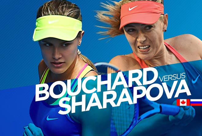 Bouchard và Sharapova rơi sâu trên bảng xếp hạng tennis WTA