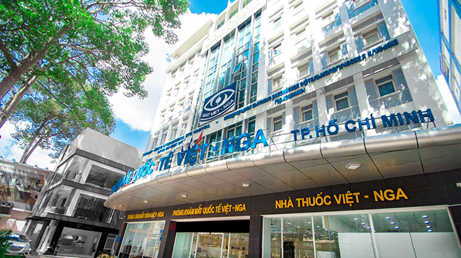 Bệnh viện Mắt Quốc tế Việt-Nga TP.HCM dẫn đầu bảng xếp hạng các bệnh viện chuyên khoa Mắt tại Tp. HCM