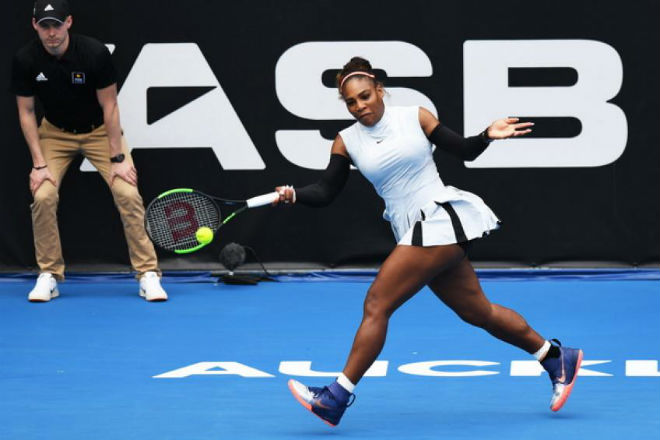 Serena Williams gặp khó ở nhánh đấu của mình tại ASB Classic 2020