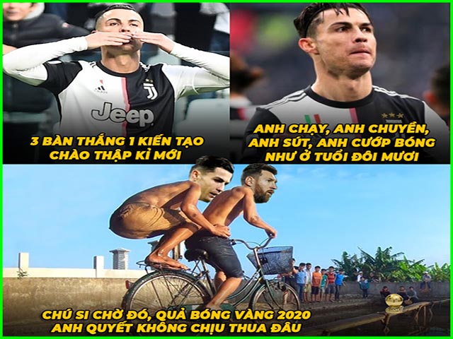 Ronaldo hóa ”siêu nhân” đầu năm mới khiến Messi phải dè chừng