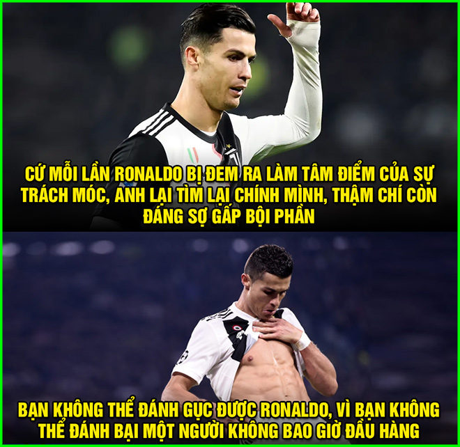 Càng bị chỉ trích Ronaldo thi đấu càng thăng hoa.