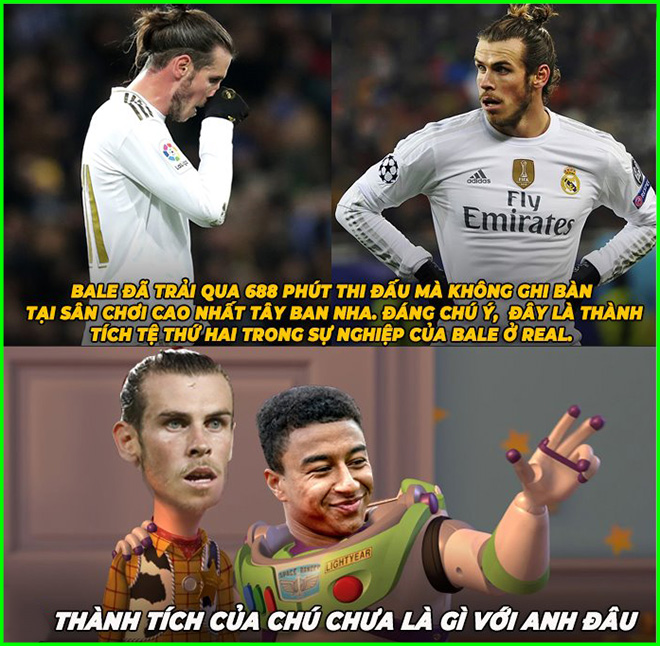 Nhìn sang "Lingardinho" mà học tập nhé Bale.