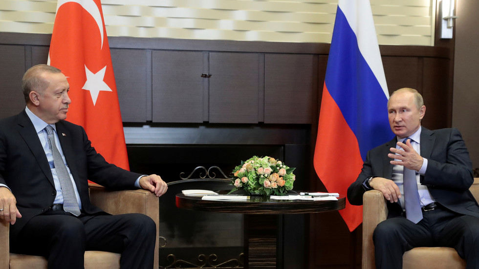 Ông Putin gặp Tổng thống Thổ Nhĩ Kỳ Recep Tayyip Erdogan.