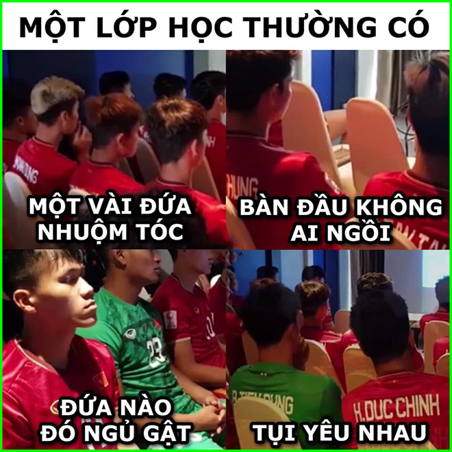 Những thành phần luôn có trong một lớp học.