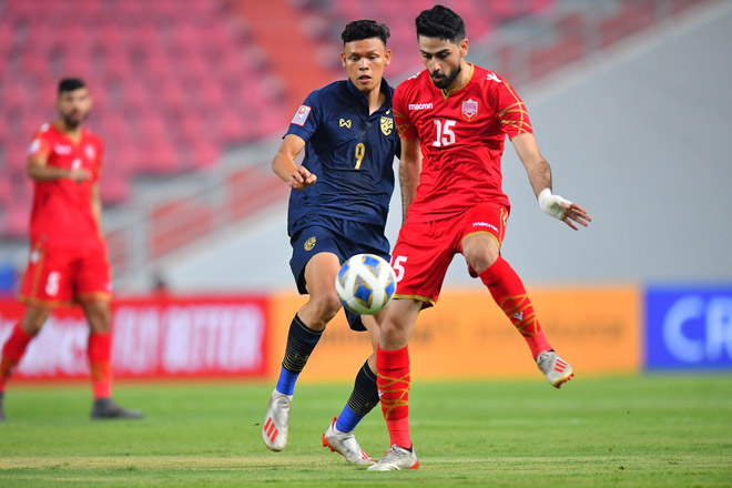 U23 Thái Lan đã thi đấu tốt trước U23 Bahrain trong hiệp một