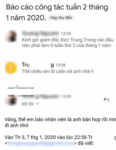 Vợ giám đốc sốc khi phát hiện email &#34;cà phê&#34; giữa chồng và thư ký - 2