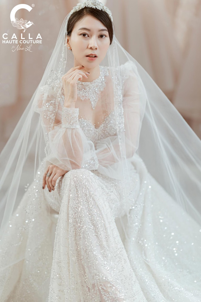 Cô dâu Nina Le cùng tuyệt tác mang tên Calla Haute Couture For Nina Le