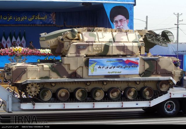 Iran sở hữu tổ hợp phòng không uy lực Tor-M1 của Nga.