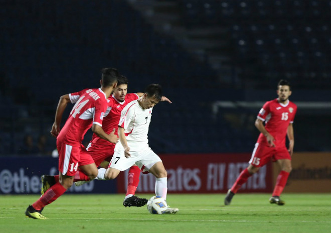 Trực tiếp bóng đá U23 Triều Tiên - U23 Jordan: Bàn rút ngắn tỷ số (Hết giờ) - 2