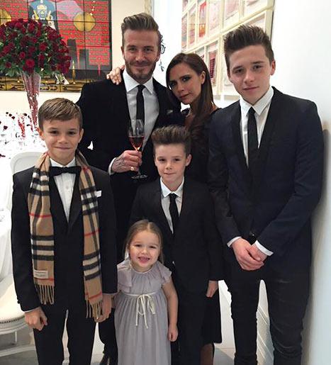 Gia đình hạnh phúc nhà David Beckham