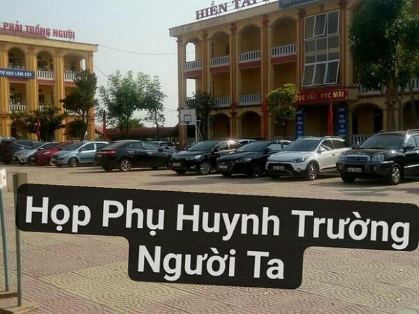 Hình ảnh buổi họp phụ huynh của một ngôi trường tại Hải Dương - Ảnh: Tri thức trẻ