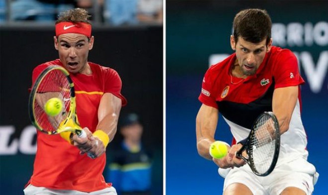 Nadal đánh mất không ít lợi thế trong cuộc so tài then chốt với Djokovic ở trận đánh đơn thứ 2 của chung kết ATP Cup 2020 giữa Tây Ban Nha và Serbia&nbsp;