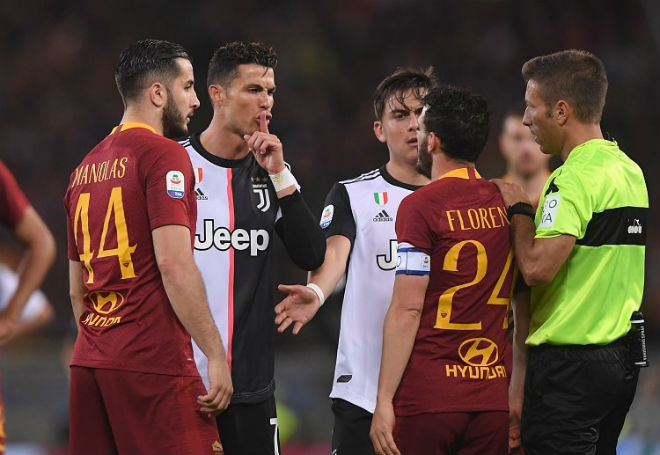 Juventus quyết thắng AS Roma để đòi lại ngôi đầu bảng Serie A từ tay Inter Milan