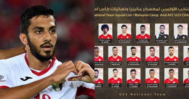 Yazan Al Naimat là cầu thủ đáng gờm của U23 Jordan