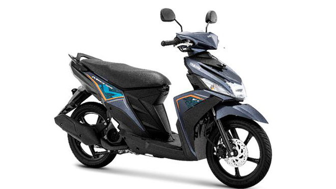 Yamaha Mio M3 tiêu chuẩn với màu Xám kim loại&nbsp;