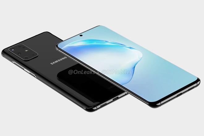 Ảnh CAD của Galaxy S10+.