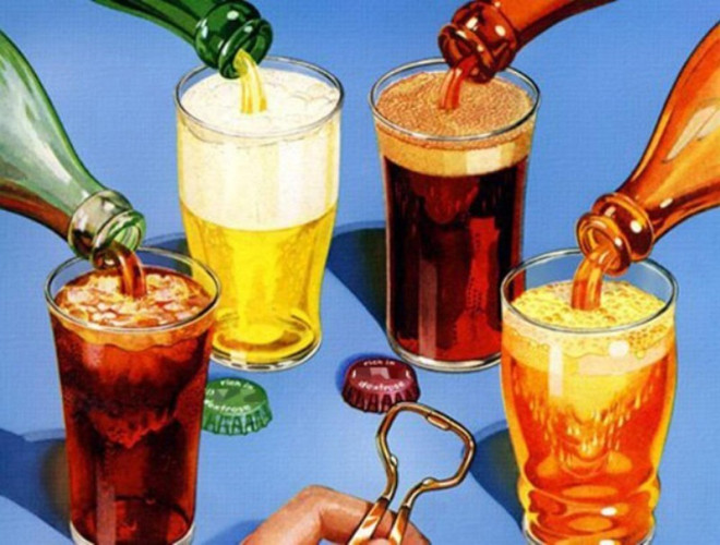 Tác hại do rượu bia không phụ thuộc vào loại đồ uống mà phụ thuộc vào lượng cồn uống, cách thức uống và tần suất uống. Ảnh: Internet