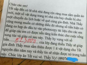 Giáo dục - du học - Thầy giáo “viêm màng túi” viết tâm thư đòi nợ học sinh khiến dân mạng không nhịn được cười