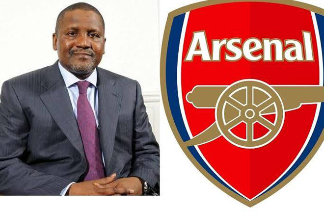 Tỷ phú giàu nhất Châu Phi, Aliko Dangote vạch ra lộ trình mua lại Arsenal