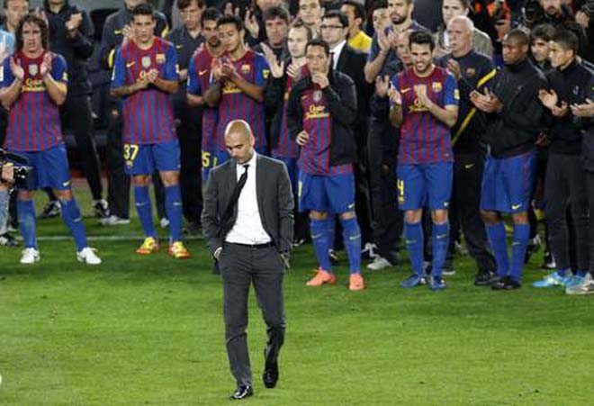 Người hâm mộ Barca vẫn chờ ngày HLV Guardiola quay về